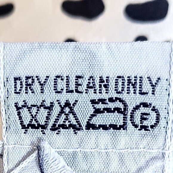 Vintage Adrianna Papell Black Ivory Silk Jacquard Blouse - Picture 4 of 4